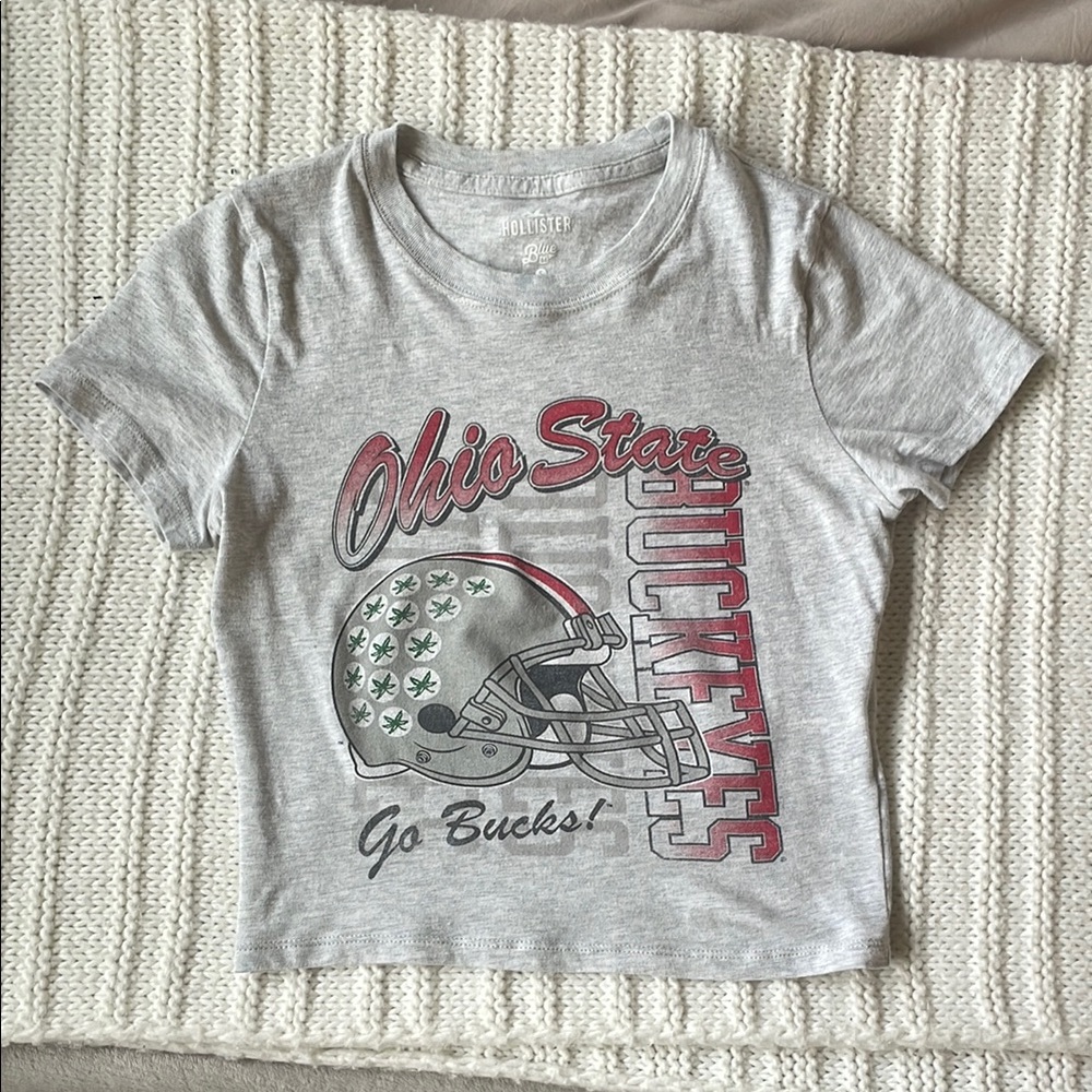 Gray Ohio State Buckeyes Mini T-Shirt